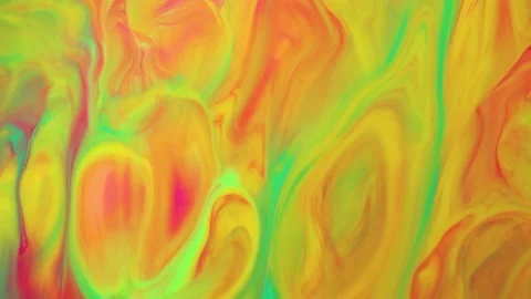 Multicolored Liquid Paints Stock Footage 206381212