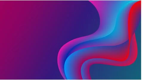 Multicolored liquid wavy background. Vector graphics. Illustrazione stock