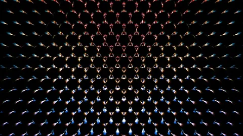 Multicolored looped cell background Stock Footage 104388438