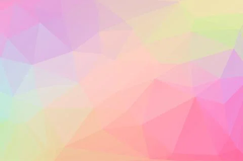 Multicolored Low poly crystal background. Polygon design pattern. colorful Low p Stock Illustration