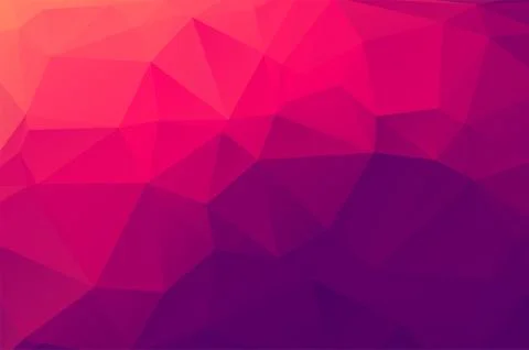 Multicolored Low poly crystal background. Polygon design pattern. colorful Low p Stock Illustration