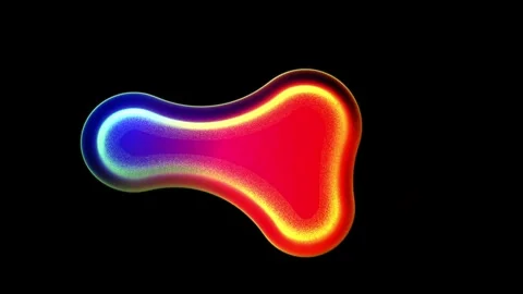 Multicolored Metaballs Spheres Stock Footage 244215083