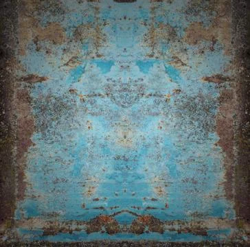 Multicolored metal surface Stock Photos