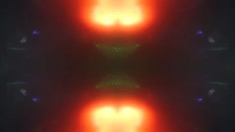 Multicolored mirrored dynamic cyberpunk psychedelic glittering background. High Stock Footage 120539895