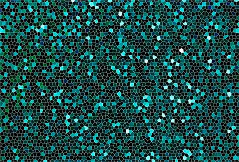 Multicolored mosaic illustration of background Stock Illustration
