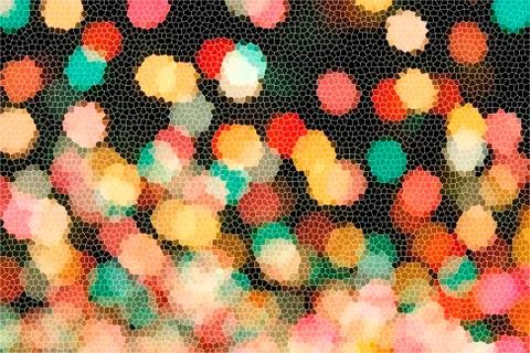 Multicolored mosaic illustration of background Stock Illustration