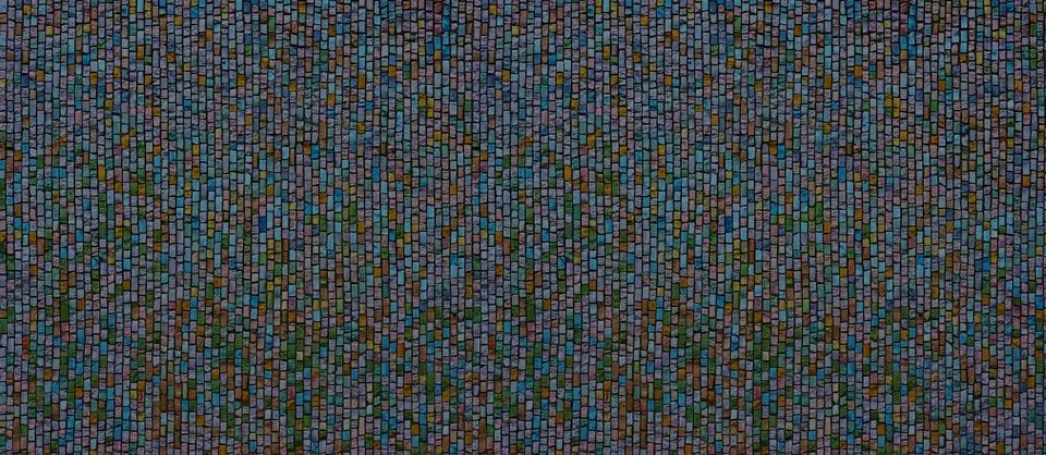 Multicolored mosaic tiles pattern for background Stock Photos