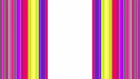 Multicolored moving stripes. 3d render Stock Footage 101351309