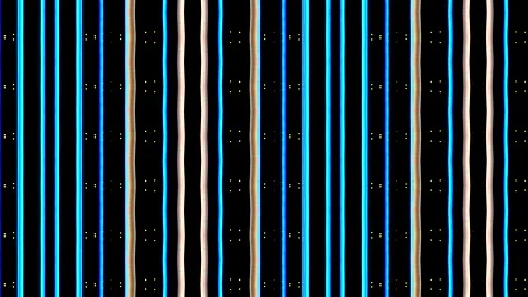 Multicolored neon light, colour changing vertical parallel lines Stock Footage 296551375