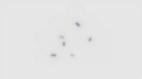 Multicolored Neon Thumbs Up Icon Stock Footage 320637951