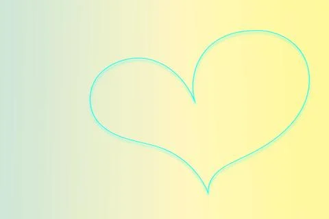 Multicolored nude background with heart shape. Stock Photos