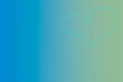 Multicolored nude background with heart shape. Stock Photos