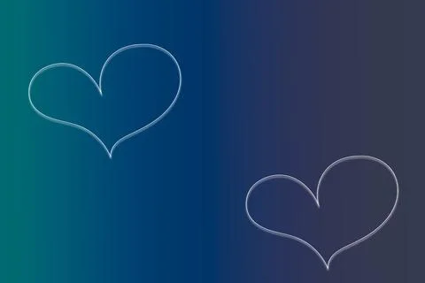Multicolored nude background with heart shape. Stock Photos