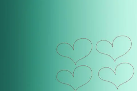Multicolored nude background with heart shape. Stock Photos