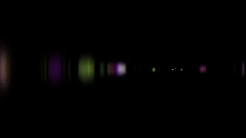 Multicolored optical flare shine light ray move from left to right Stock-Footage 249314559
