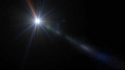 Multicolored optical lens flares light flashing burst animation effects Video stock 247363058