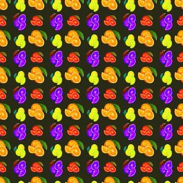 Multicolored oranges Stock Illustration