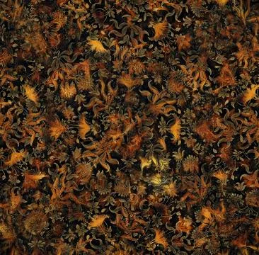 Multicolored ornamental structure pattern. Floral ornament background. Illustrazione stock
