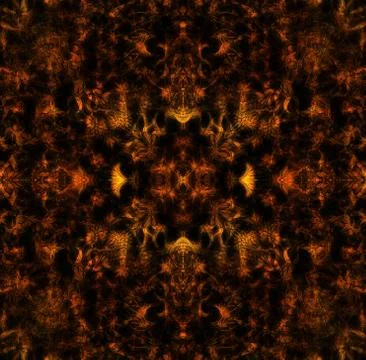 Multicolored ornamental structure pattern. Floral ornament background. Illustrazione stock