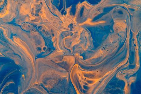 Multicolored paints create a beautiful abstract background. Stock Illustration