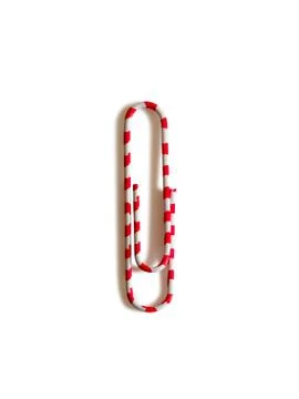 Multicolored paper clip Stock Photos