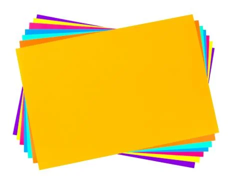 Multicolored paper Stock Photos