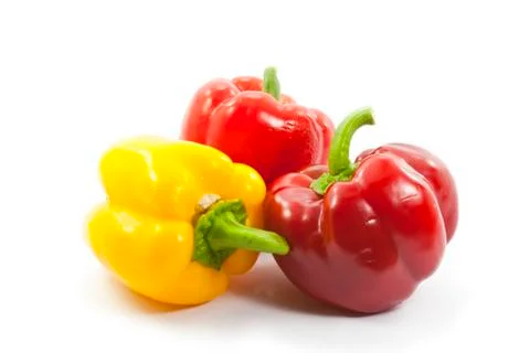 Multicolored paprika Stock Photos