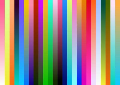 Multicolored parallel vertical lines pattern, abstract vibrant geometric el.. Stock Illustration