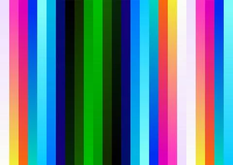 Multicolored parallel vertical lines pattern, abstract vibrant geometric el.. Stock Illustration