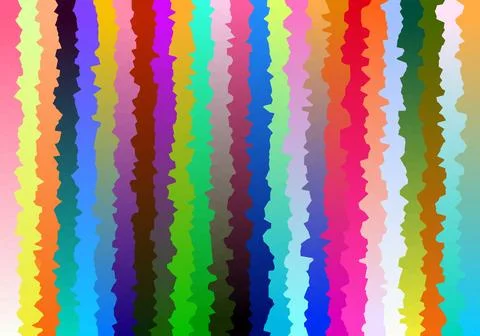 Multicolored parallel vertical lines pattern, abstract vibrant geometric el.. Stock Illustration