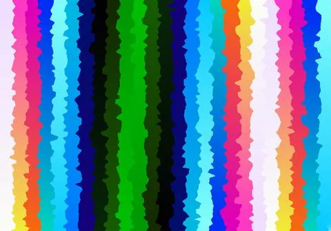 Multicolored parallel vertical lines pattern, abstract vibrant geometric el.. Stock Illustration
