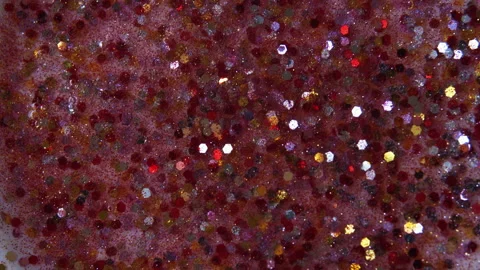 Multicolored particles like confetti  Stock Footage 260398145