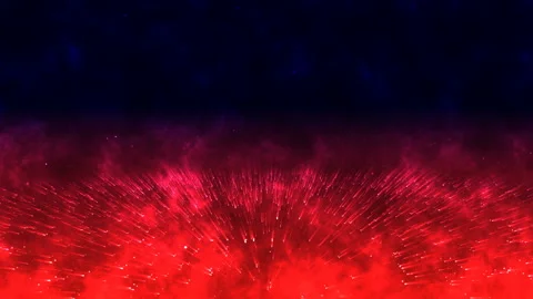 Multicolored particles creative motion graphic animation background, 4k abstract Stock Footage 225892835