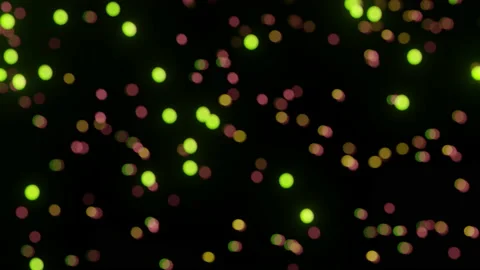 Multicolored particles fall down Stock-Footage 172887879