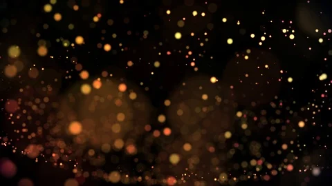 Multicolored particles in liquid float and glisten. 4k 3d advection background Stock Footage 109363052