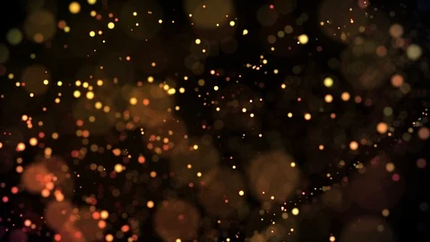 Multicolored particles in liquid float and glisten. 4k 3d advection background Stock Footage 109363086