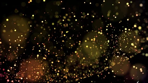 Multicolored particles in liquid float and glisten. 4k 3d advection background Stock Footage 109368909