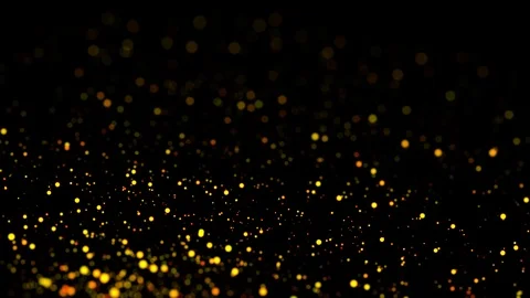 Multicolored particles in liquid float and glisten. 4k 3d advection background Stock Footage 109373454