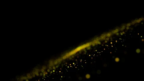 Multicolored particles in liquid float and glisten. 4k 3d advection background Stock Footage 109374141