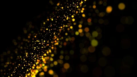 Multicolored particles in liquid float and glisten. 4k 3d advection background Stock Footage 109376274