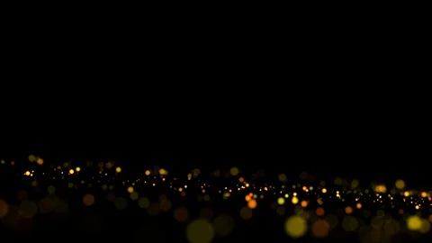 Multicolored particles in liquid float and glisten. 4k 3d advection background Stock Footage 109379594