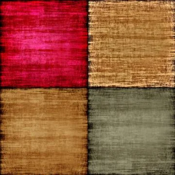 Multicolored patch texture as abstract background. Illustrazione stock