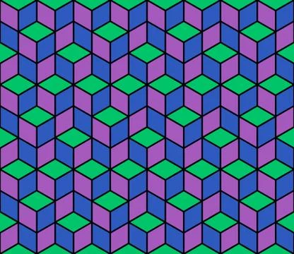 Multicolored pattern of hexagons. eps 10 vector illustration Stock Illustration