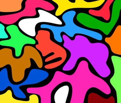 Multicolored pattern Stock Illustration