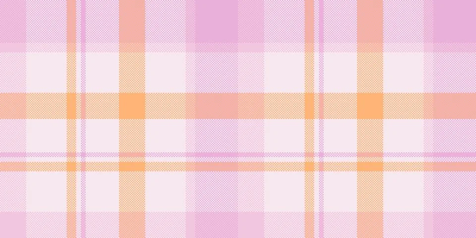Multicolored pattern plaid texture, tattersall background vector check. Ran.. Stock Illustration