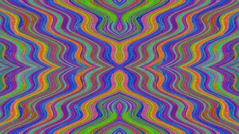 Multicolored pattern, psychedelic pattern holographic background. Video stock 121287654