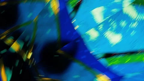 Multicolored patterns in a rotating kaleidoscope Stock Footage 132297034