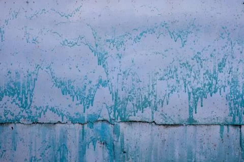 Multicolored peeling wall texture and background. Surface with brush stroke.. Stock Photos
