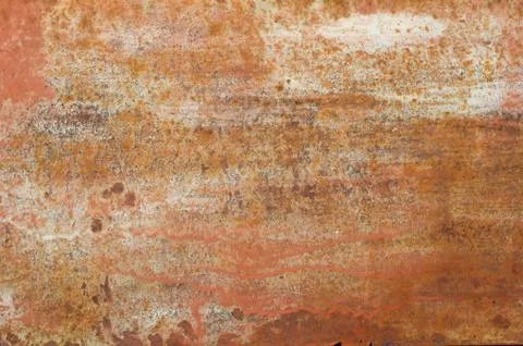 Multicolored peeling wall texture and background. Surface with brush stroke.. Stock Photos