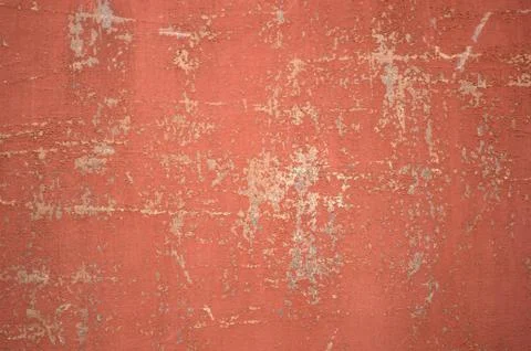 Multicolored peeling wall texture and background. Surface with stains. Stock Photos